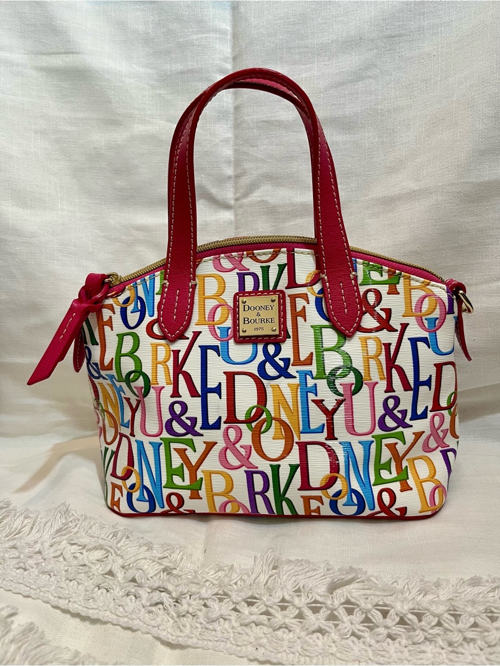 Dooney And Bourke  Ruby Logo Satchel No Strap MAKE AN OFFER